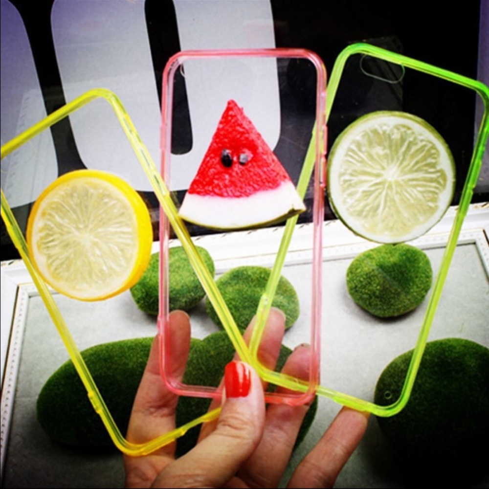 Lime iPhone 6 clear case